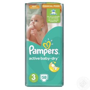 Pampers Active Baby Diapers 3 Midi 70 pcs